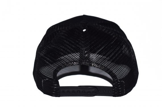 Black on Black Trucker Cap (with Mesh)