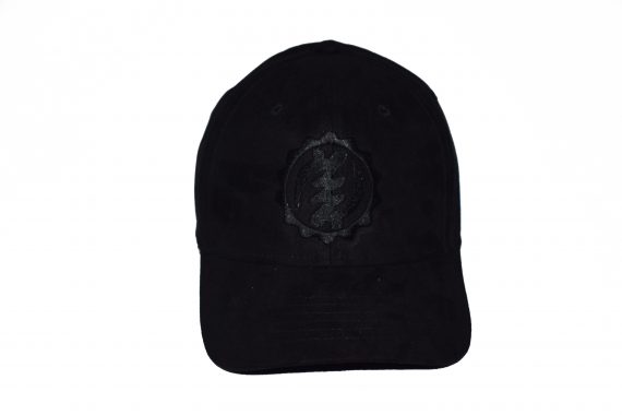 Suede Black on Black Baseball Cap