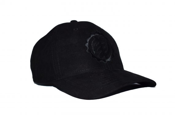 Suede Black on Black Baseball Cap