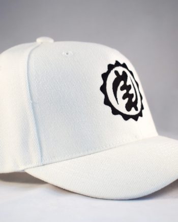 Black on White Baseball Cap
