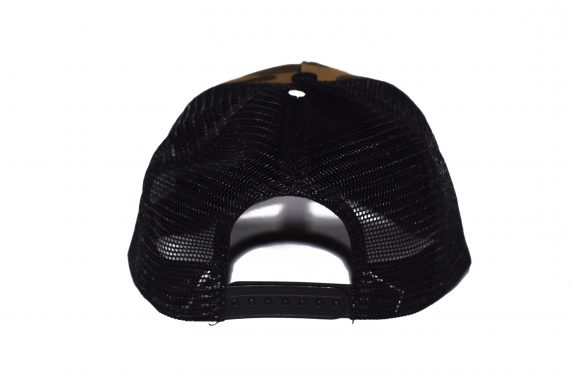 Black on Green Camo Trucker Cap