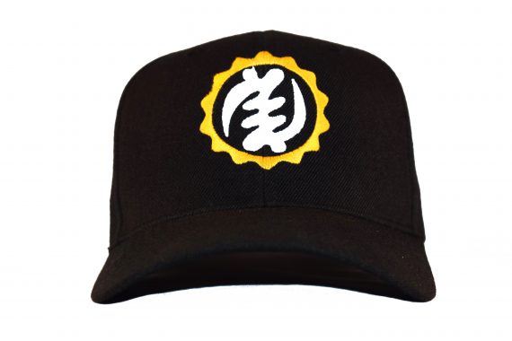 Classic Black with Gold and White Baseball Cap