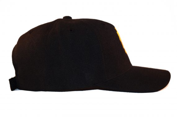 Classic Black with Gold and White Baseball Cap