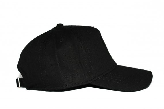 Distressed Black on Black Baseball Cap