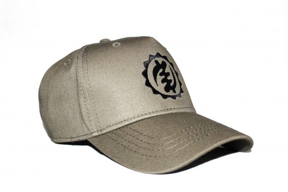 Black on Khaki/Olive Baseball Cap