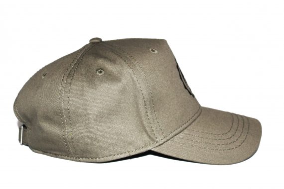 Black on Khaki/Olive Baseball Cap