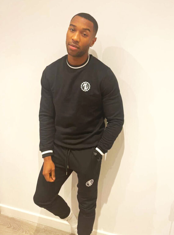 Black Sweatshirt Tracksuit