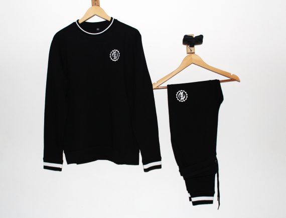 Black Sweatshirt Tracksuit