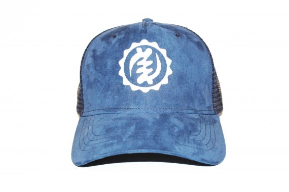 White on Suede Blue (with mesh)