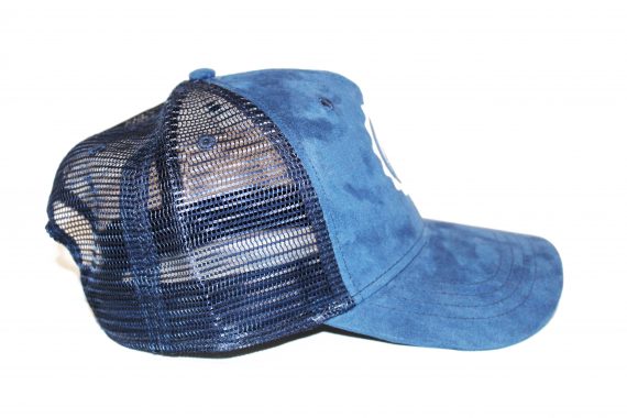 White on Suede Blue (with mesh)