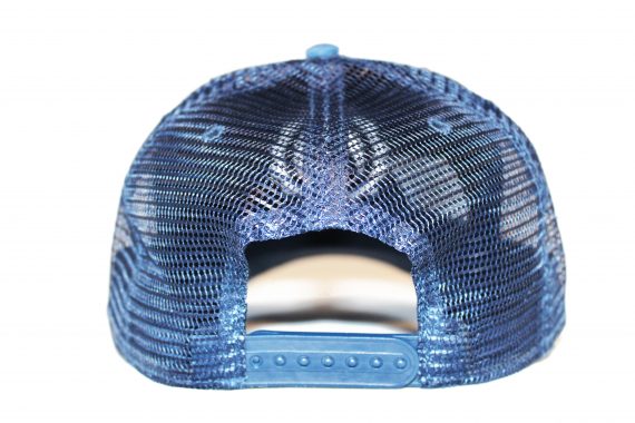 White on Suede Blue (with mesh)