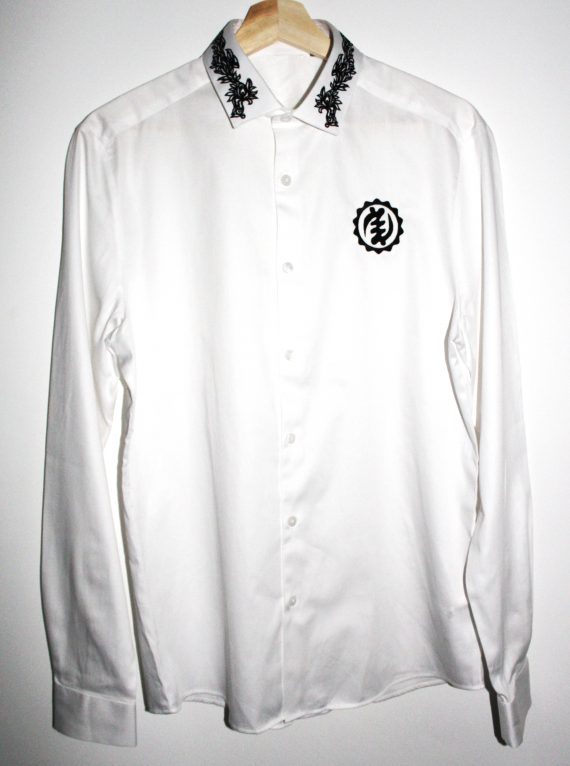 Embroidered Collar Shirt