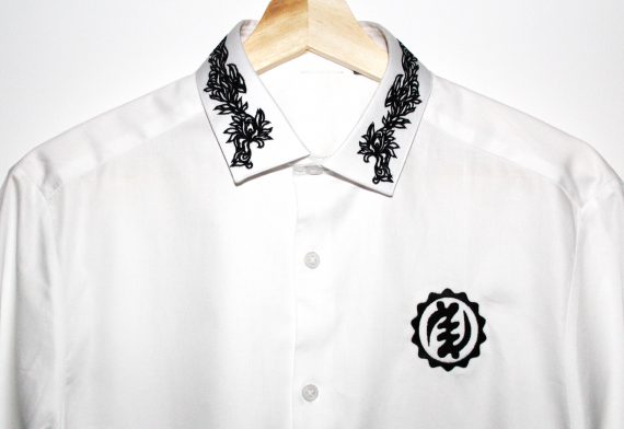 Embroidered Collar Shirt
