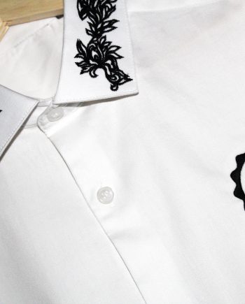 Embroidered Collar Shirt