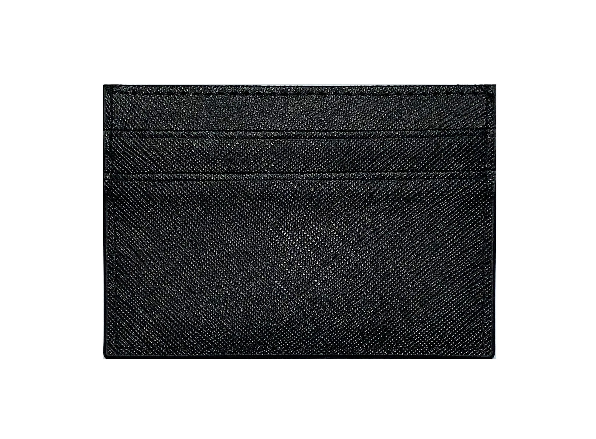 Black leather card holder - SOG | Supremacy of God