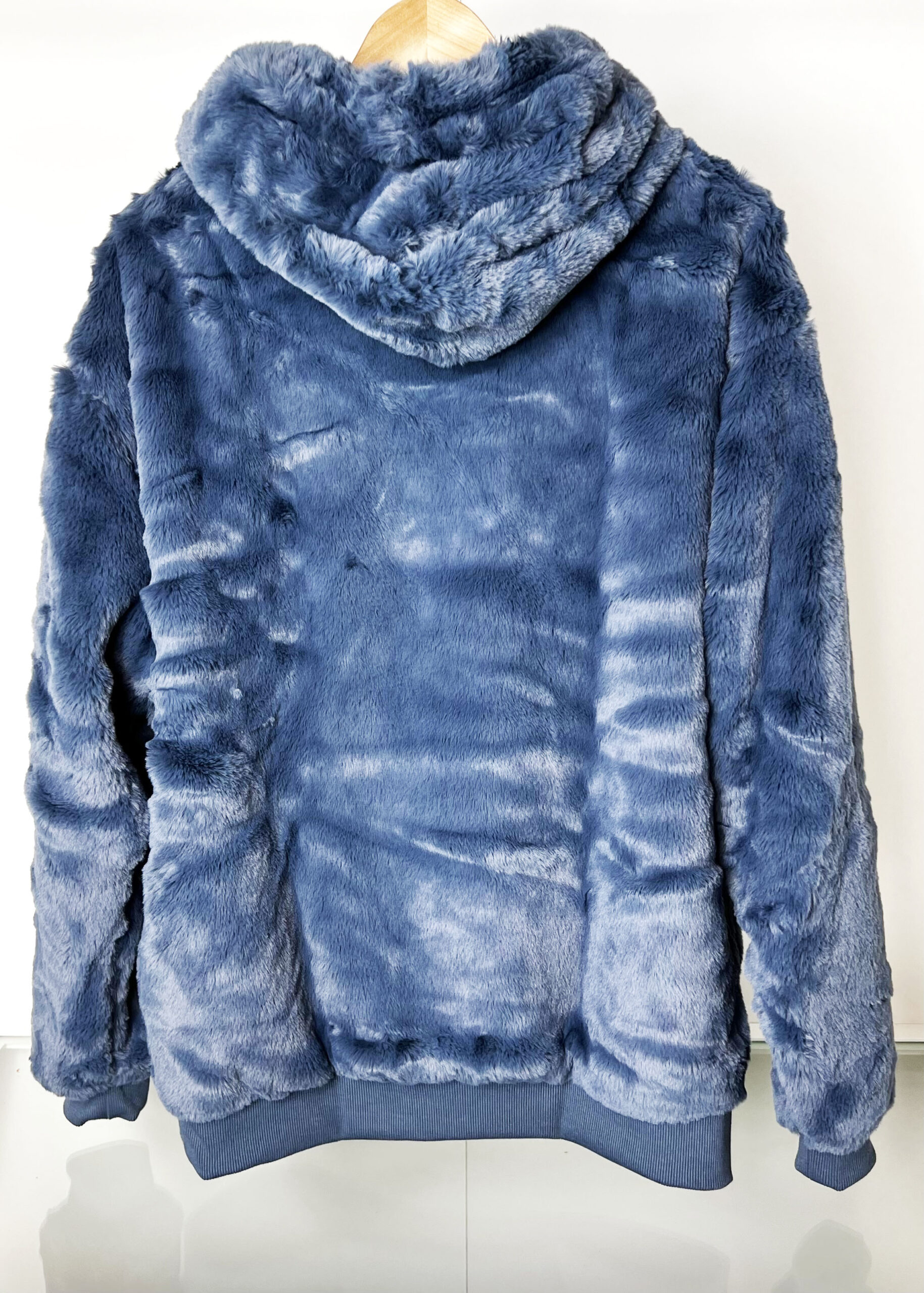 Washed Blue Teddy Hoodie - SOG | Supremacy of God