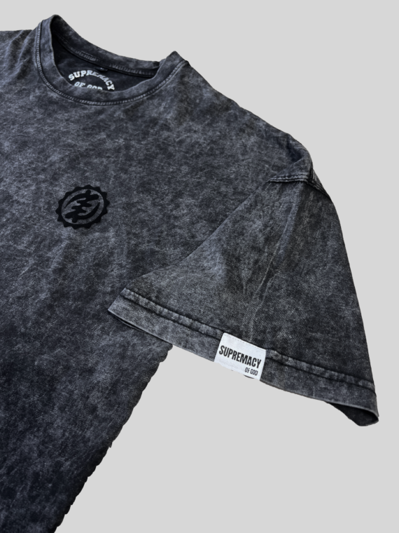 OVERSIZED BREATHABLE T-SHIRT - ACID WASH