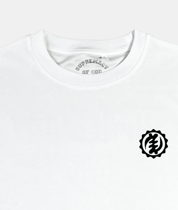 OVERSIZED CREW NECK T-SHIRT - WHITE