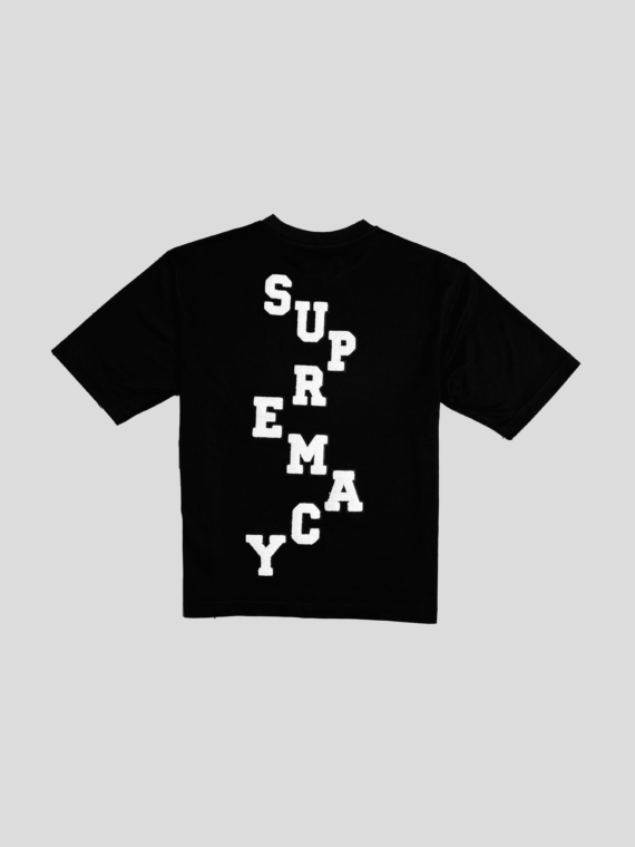 OVERSIZED SUPREMACY T-SHIRT - BLACK